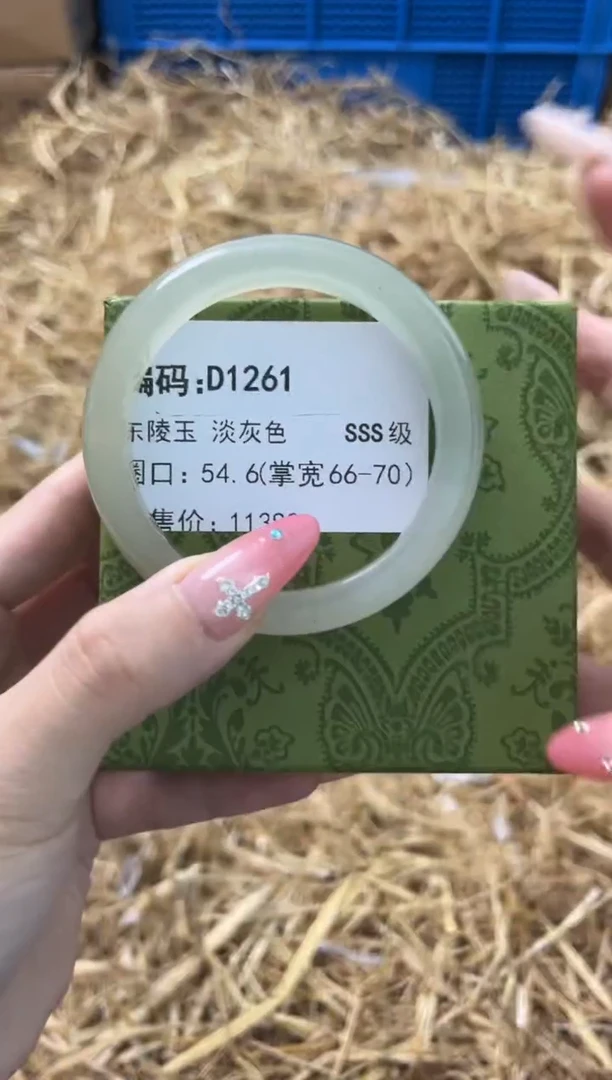 未镶嵌手镯石英质玉D1261