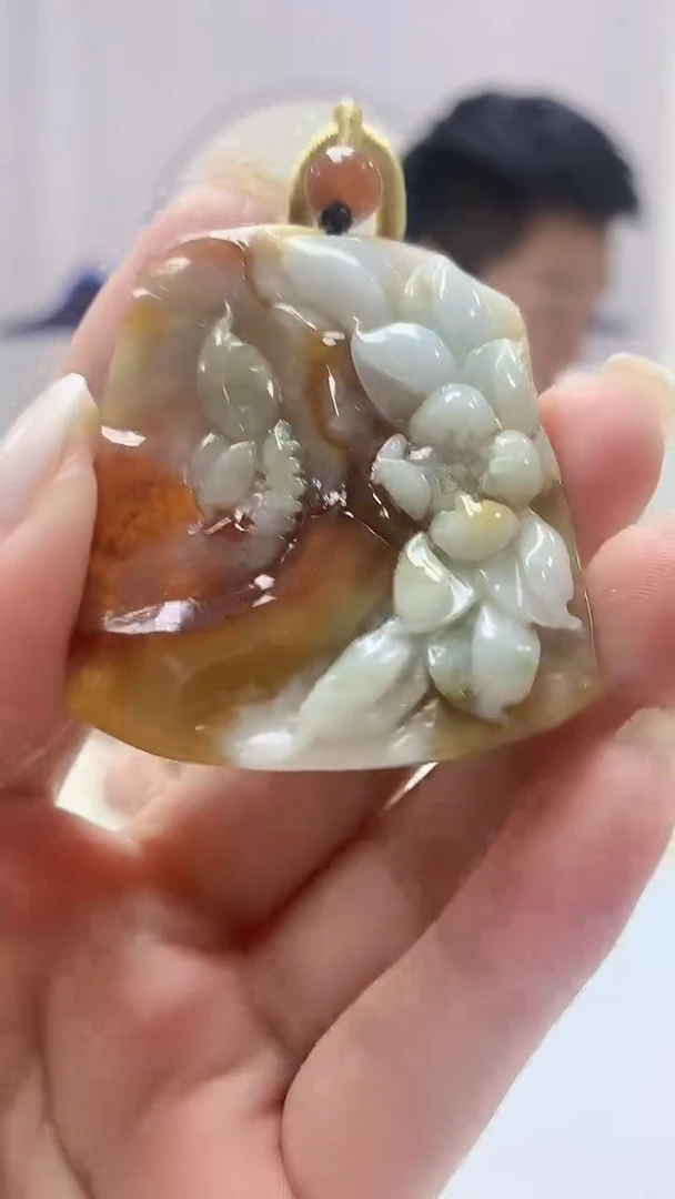 翡翠未镶嵌颈饰5028ms-jj挂件83