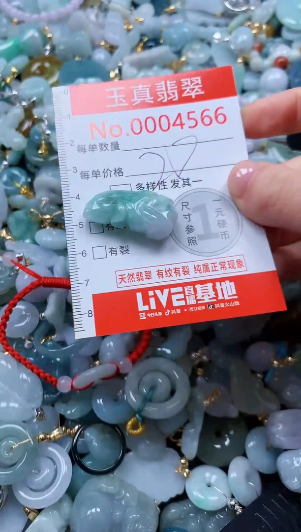 翡翠未镶嵌吊坠(不含链)4566