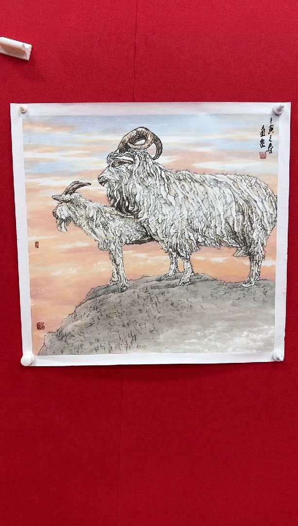 国画y天津人美-杨道泉国画4平尺