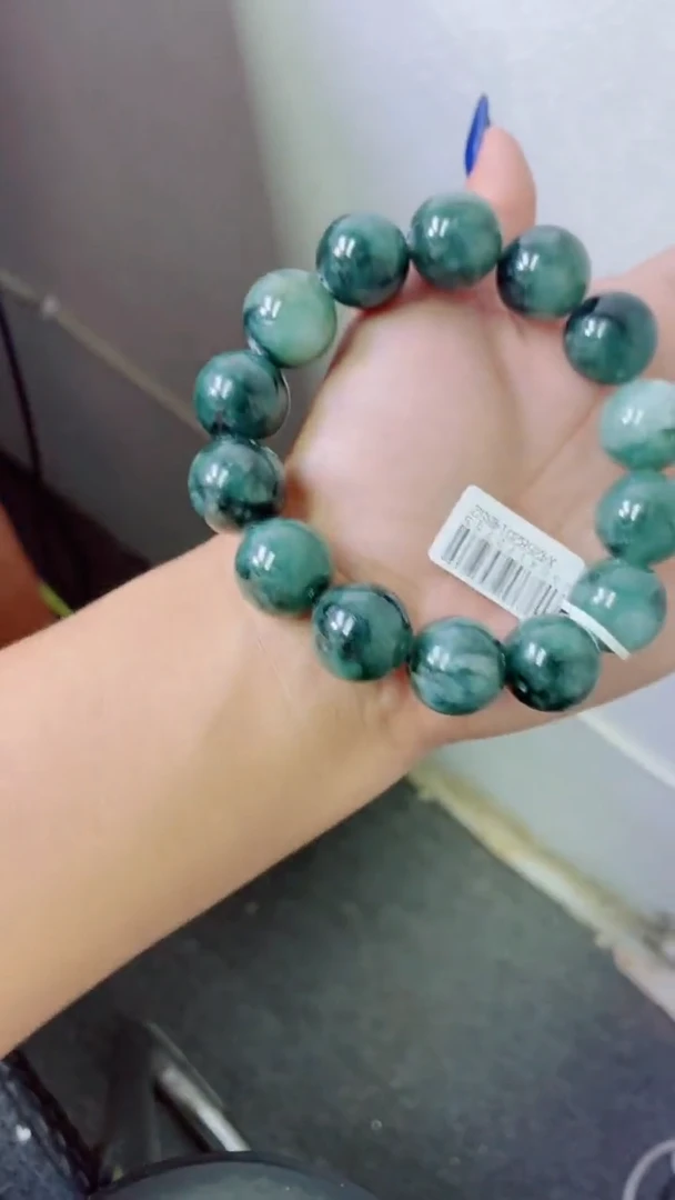 未镶嵌定制翡翠珠串