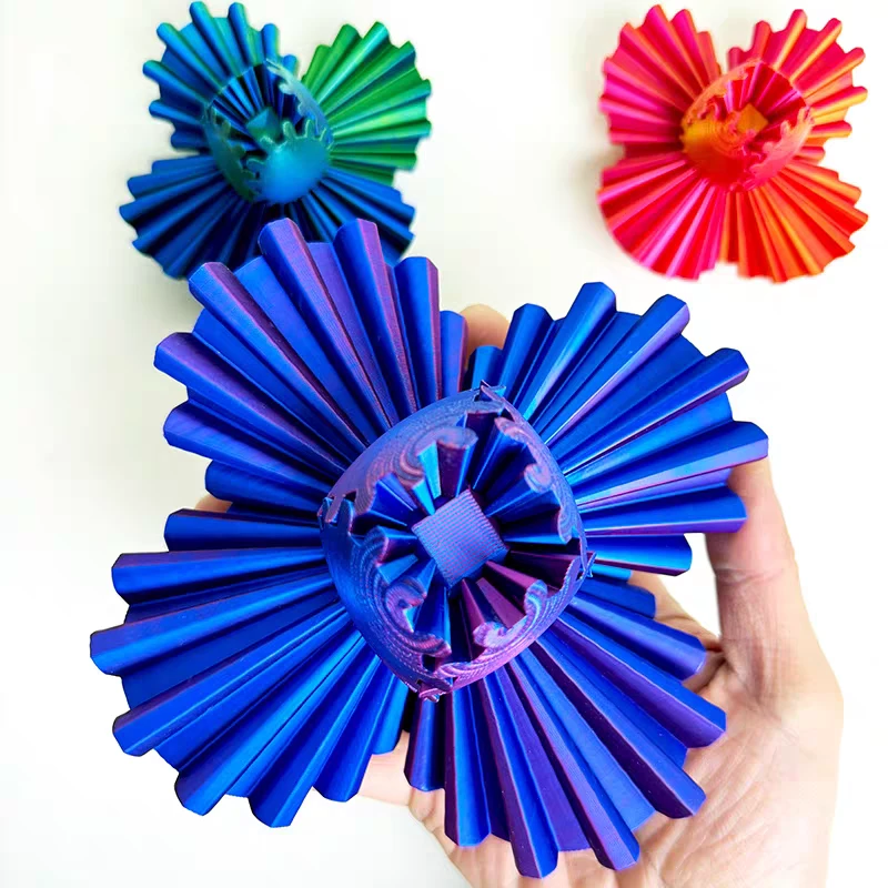 新款3D打印立体齿轮球魔方球解压玩具爆款可旋转儿童成人3d变形球