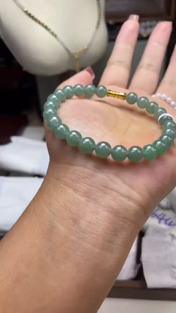 未镶嵌手链翡翠手串