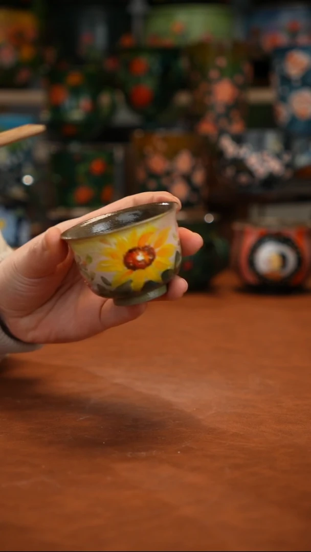 陶瓷油画手绘釉下彩