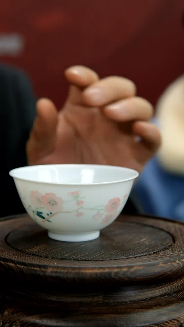 【闪购商品】005函夏非遗翠竹红梅主人杯