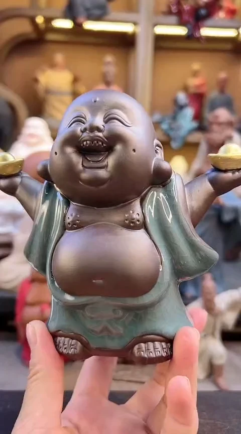 紫砂茶宠器闵茶宠摆件
