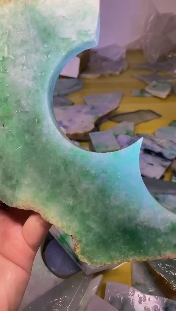 散珠翡翠天然缅甸翡翠A货956