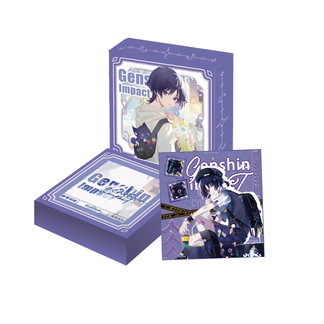 薯薯专属【超级大转盘】格界文创&原神方形色纸系列第二弹盲盒周边