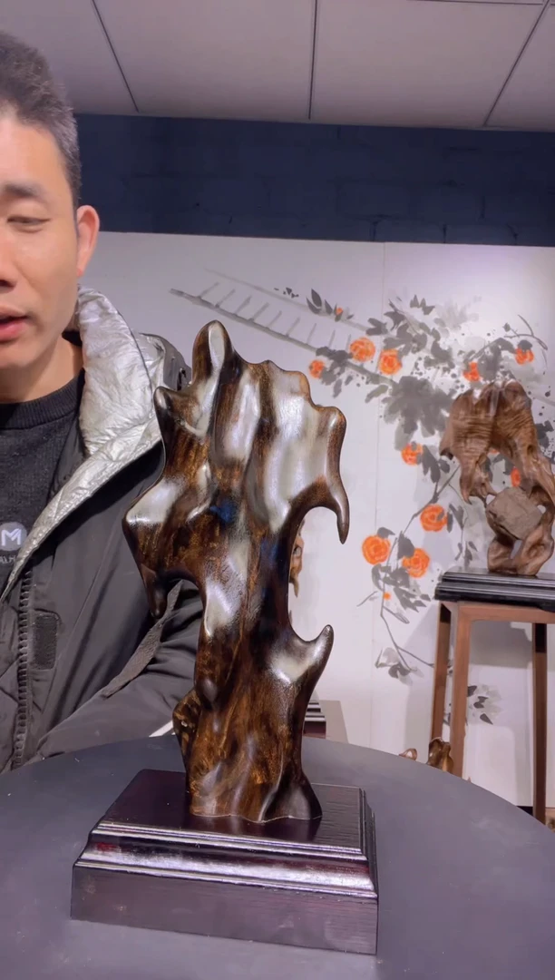 【闪购商品】金丝楠木雕金丝楠木工艺品摆件