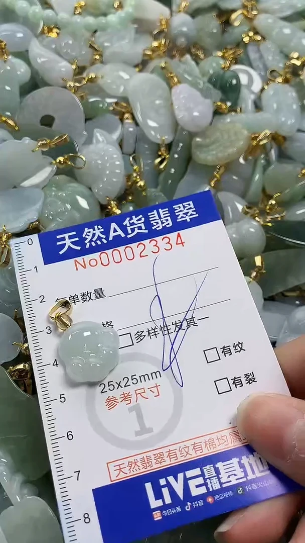 颈饰未镶嵌翡翠纯天然货a翡翠