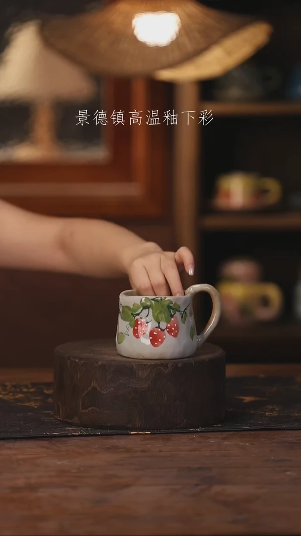 陶瓷景德镇高温釉下手绘陶瓷173