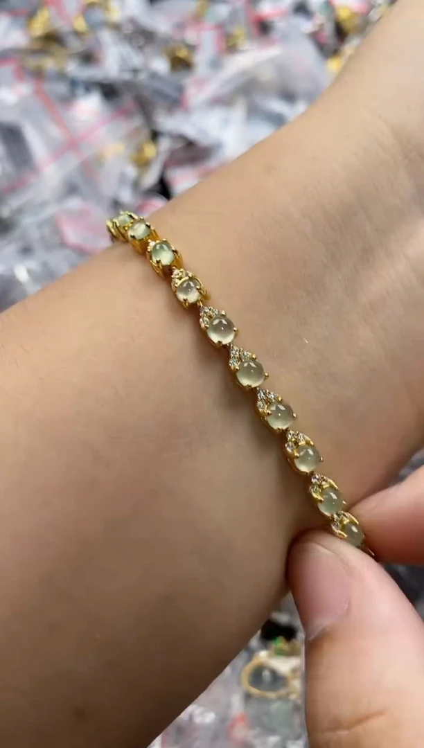 翡翠戒指银S925镶嵌1414     7