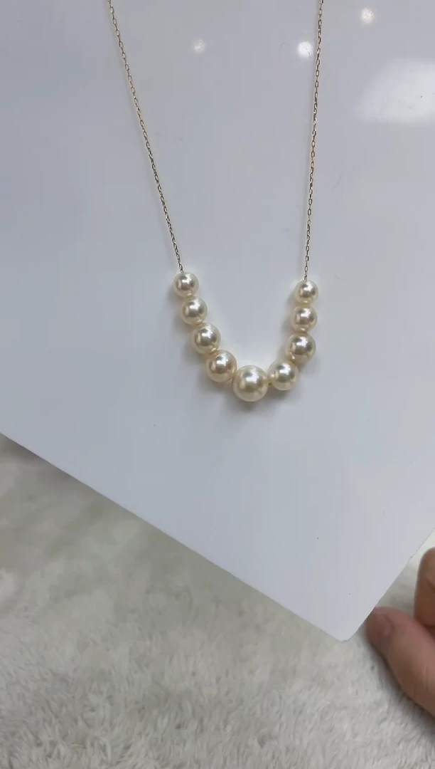 海水珍珠18K金镶嵌颈饰