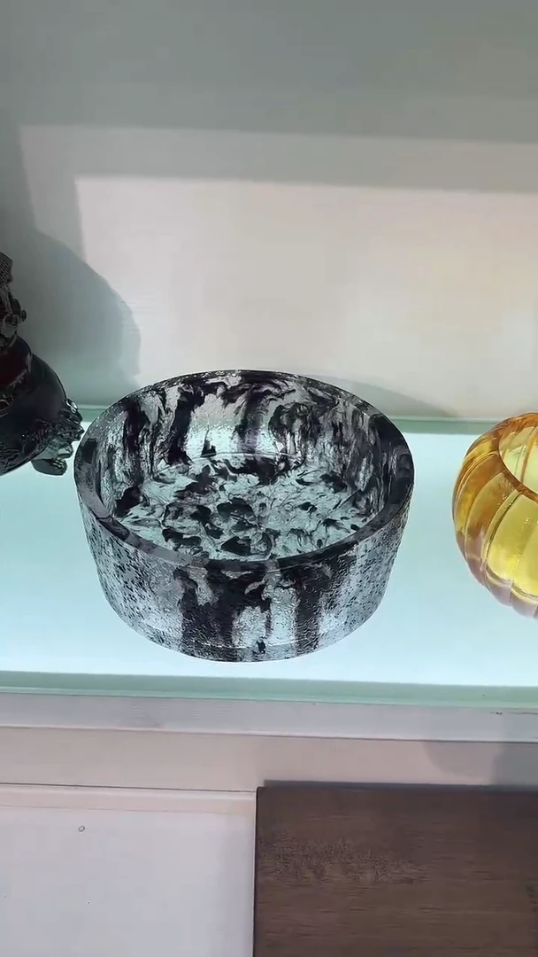 手工艺品琉璃紫色
