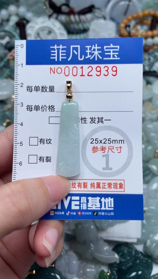 颈饰未镶嵌翡翠12939