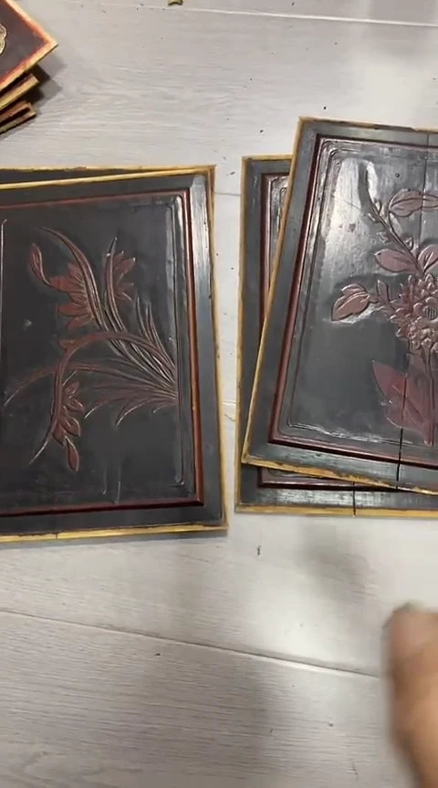 【闪购商品】香榧木微瑕孤品木雕四个80