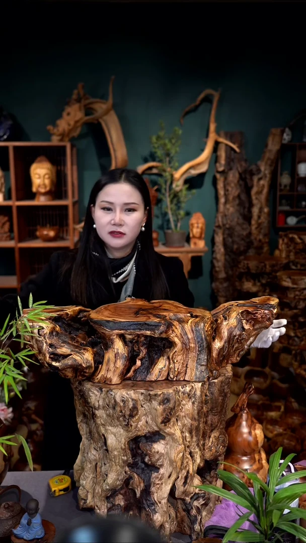 木用****7雷击枣木墩子