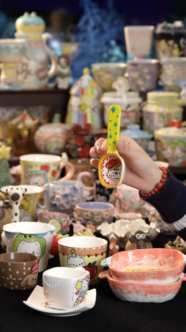 其他陶景德镇釉下彩手绘设计师款陶瓷