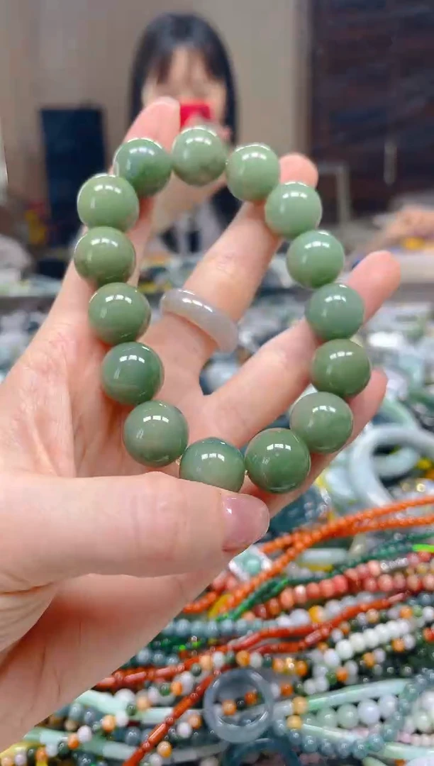 翡翠未镶嵌颈饰13MM/X/翡翠A货一图一物