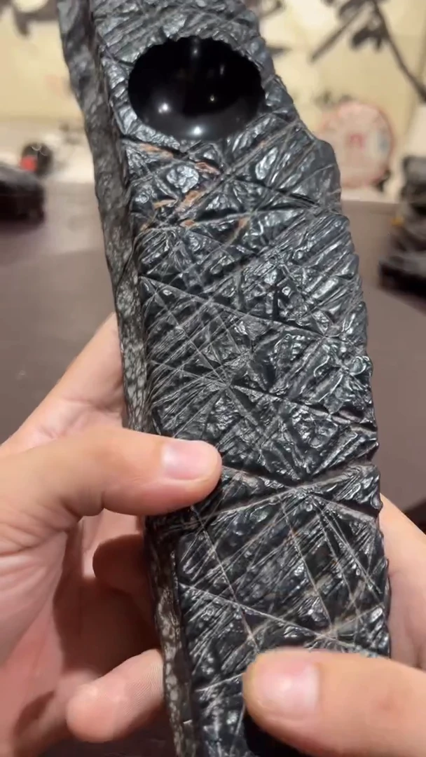 翰**飞意境典雅砚台烟缸摆件
