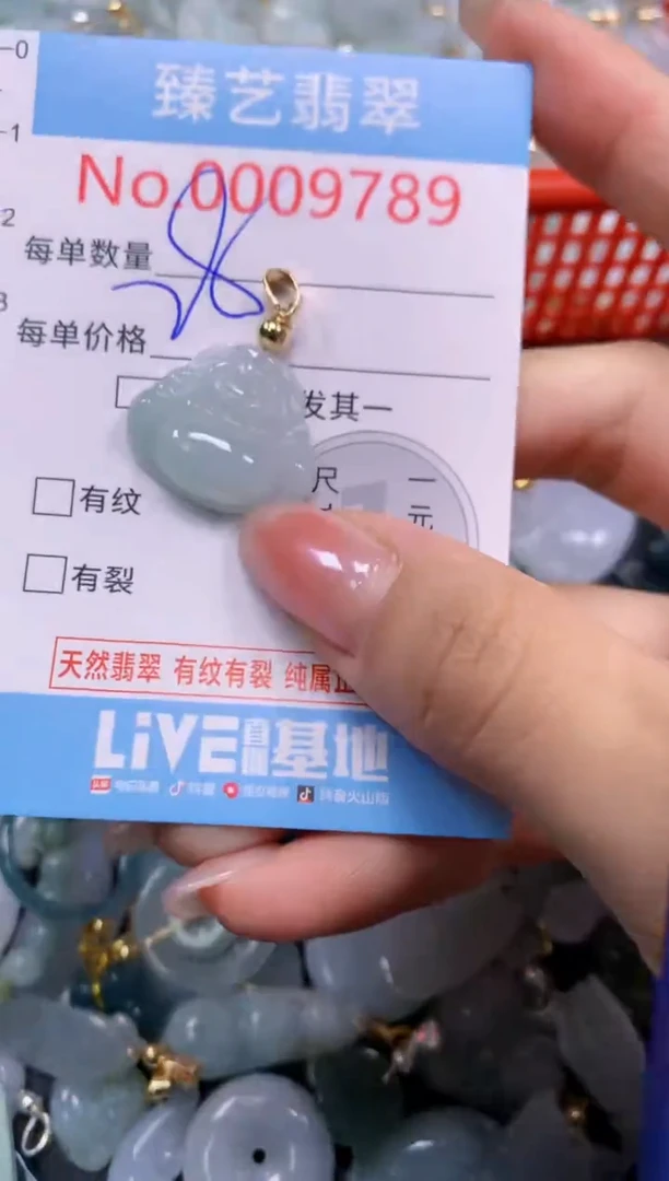 颈饰未镶嵌翡翠9789