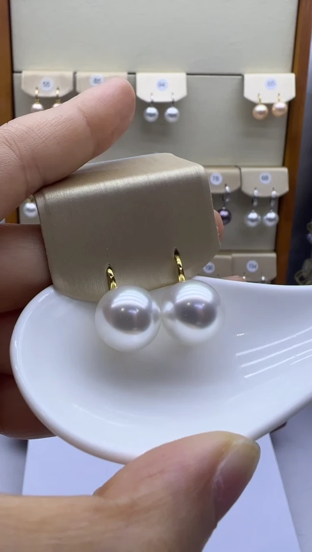 未镶嵌耳饰淡水珍珠098