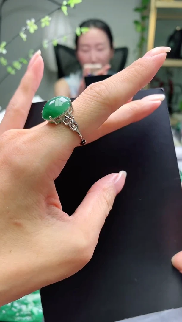 合金戒指石英质玉戒指