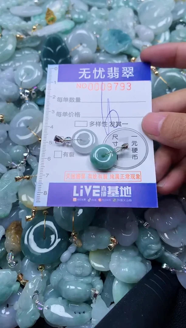 颈饰未镶嵌翡翠9793