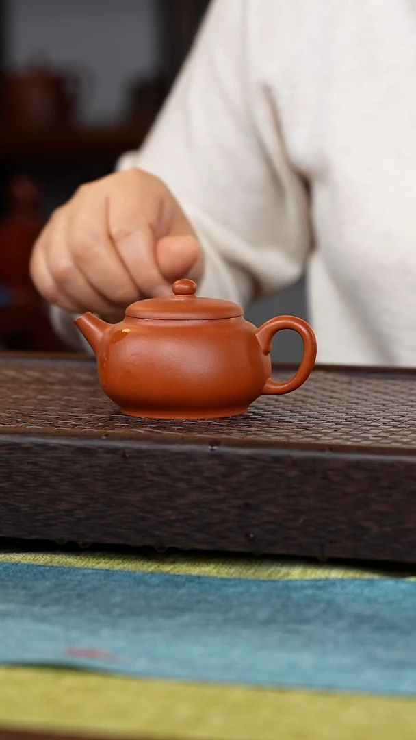 【闪购商品】紫砂茶壶丹壶溢香紫砂壶140cc