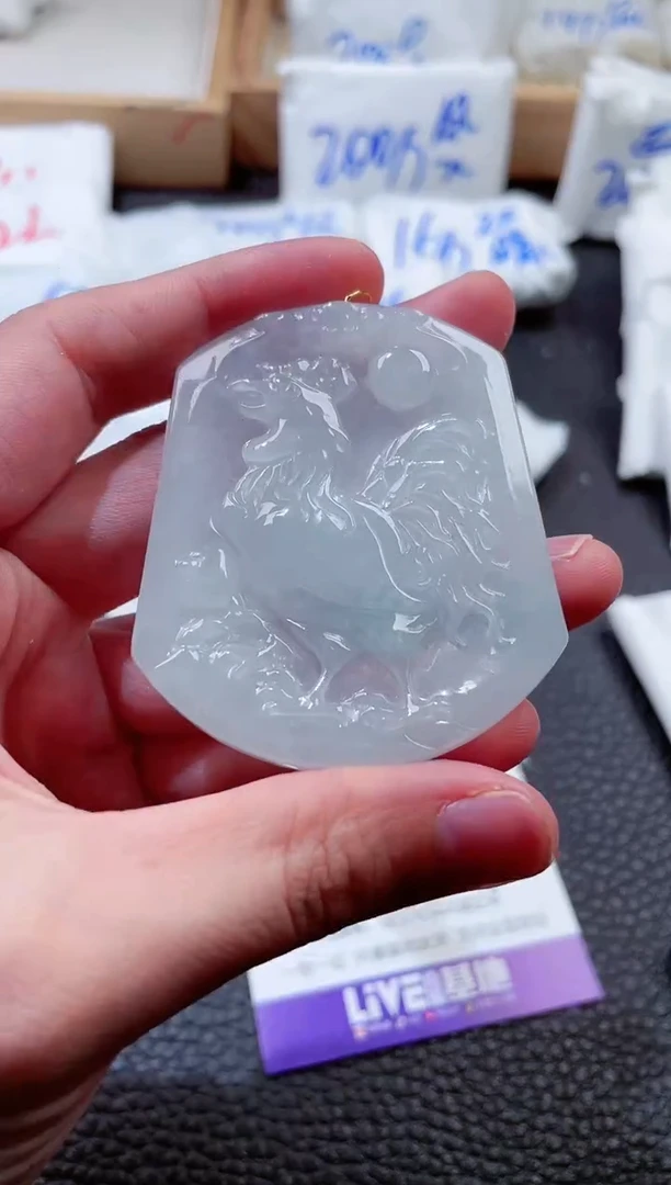 翡翠未镶嵌颈饰00001205
