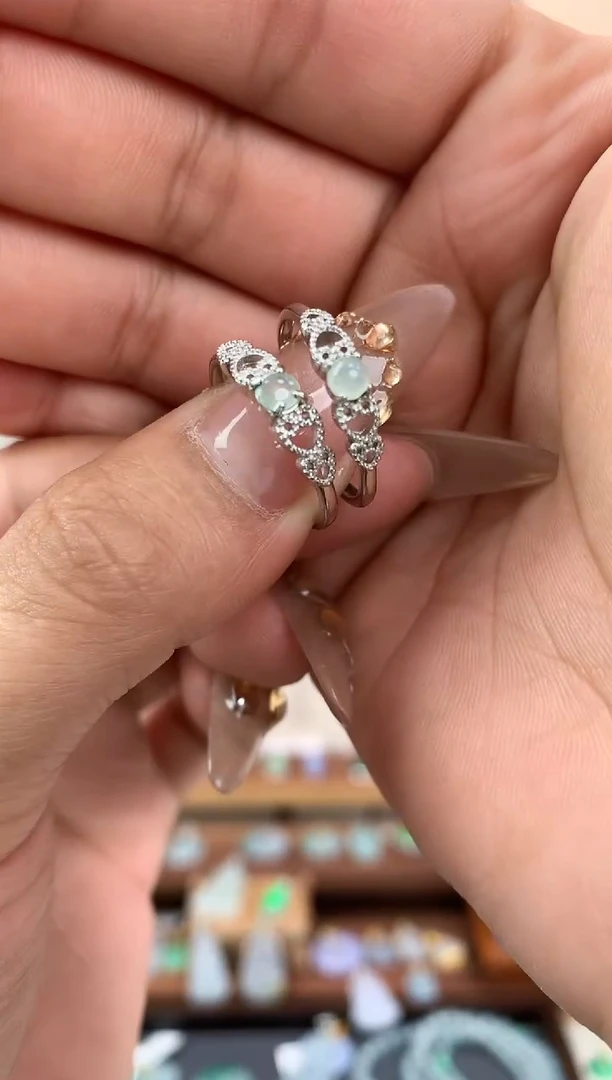 【闪购商品】翡翠戒指未镶嵌蛋面