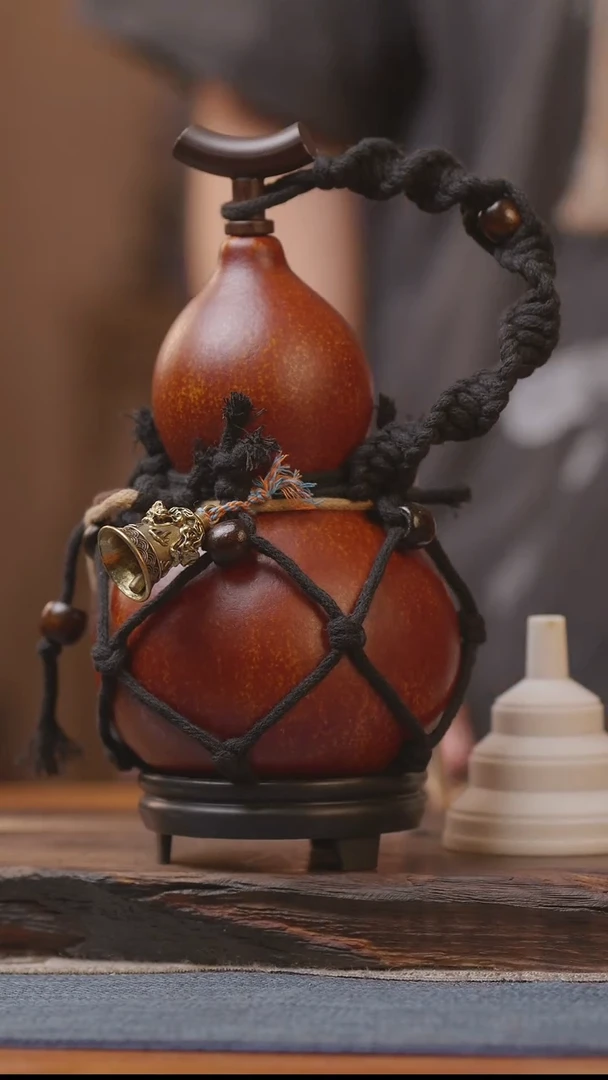 1437号精品大漆葫芦防腐防渗装水茶酒