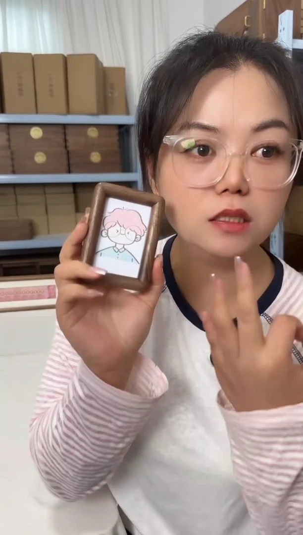 木3寸北美黑胡桃实木相框