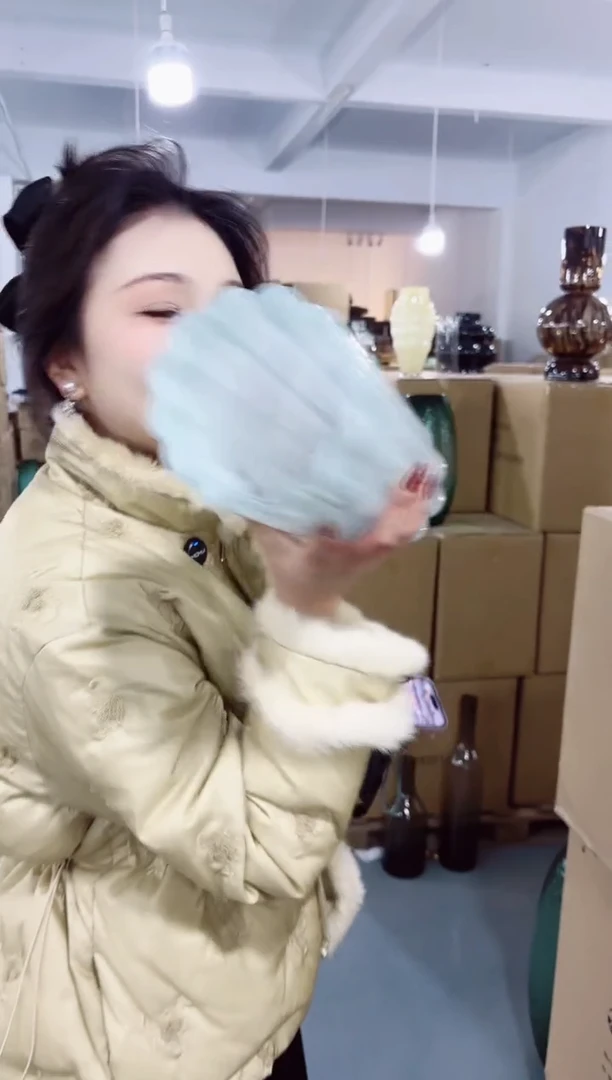 【闪购商品】玻璃私花主义花瓶厂-微瑕-TFT8