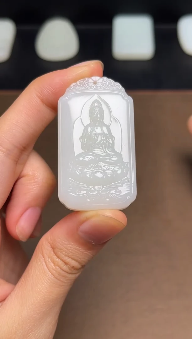 和田玉未镶嵌颈饰29