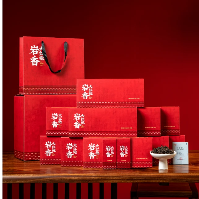 红色岩香大红袍烟条装-50g-10条-礼