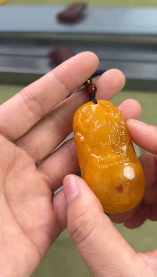 裸石琥珀未镶嵌琥珀蜜蜡吊坠