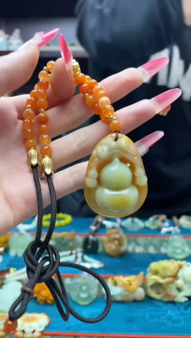 未镶嵌岫玉吊坠·