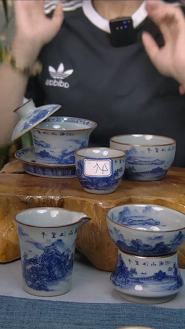 8件套陶瓷茶具家用简装系列