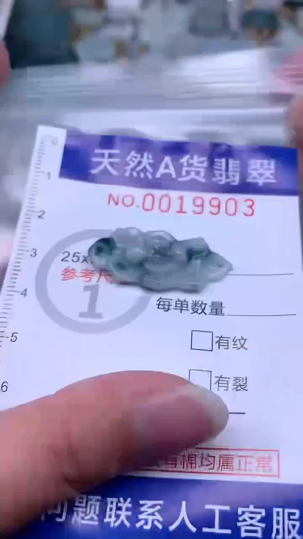 翡翠未镶嵌吊坠(不含链)1
