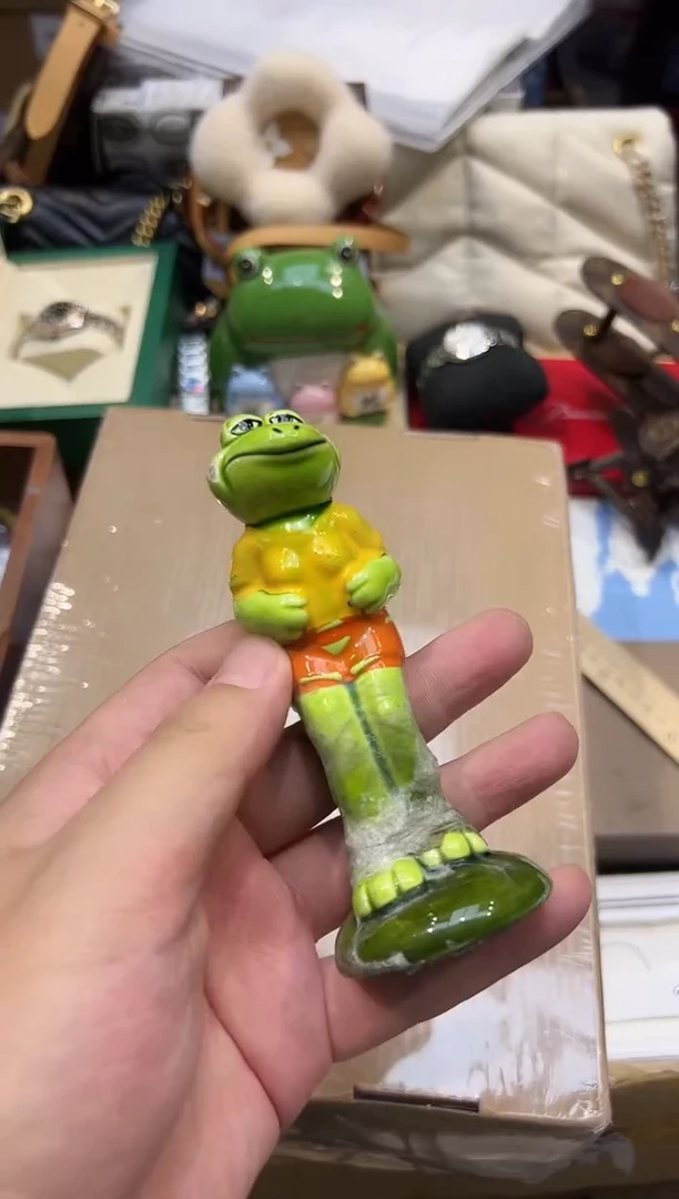 瓷片牛仔蛤蟆.全球寻宝高端瓷儿@@