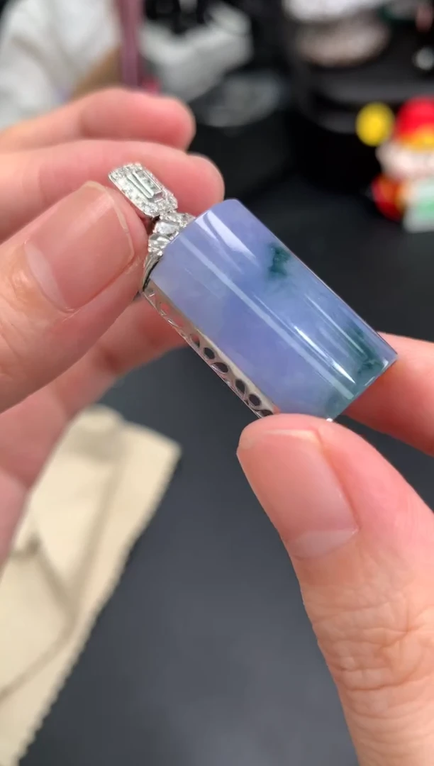 定制翡翠18K金镶嵌模式推广期48小时鉴赏期