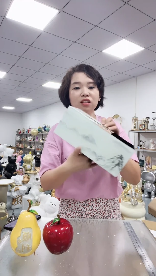 悦美陶瓷水墨年华收纳纸巾盒