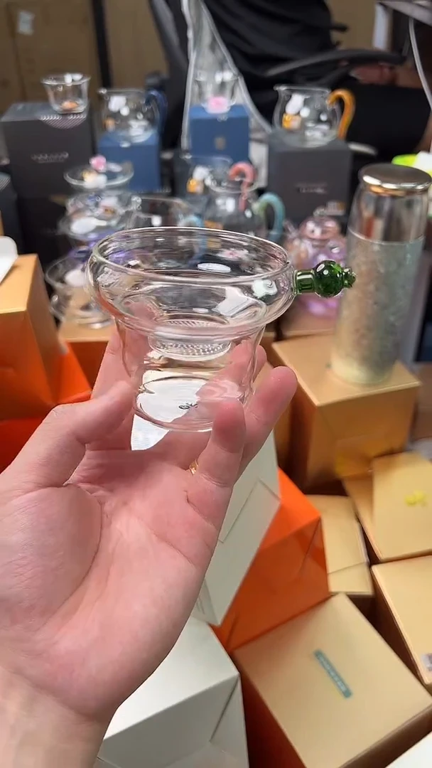 @@禾器晶彩奉珠茶漏湖绿色