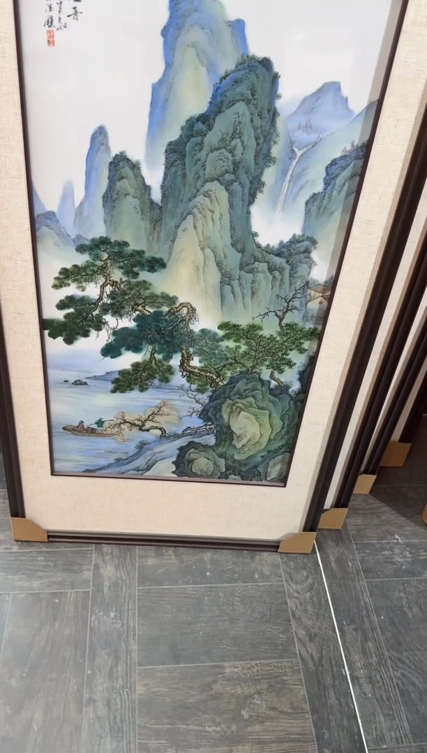 吴义松陶瓷联盟手绘陶瓷编码：8085