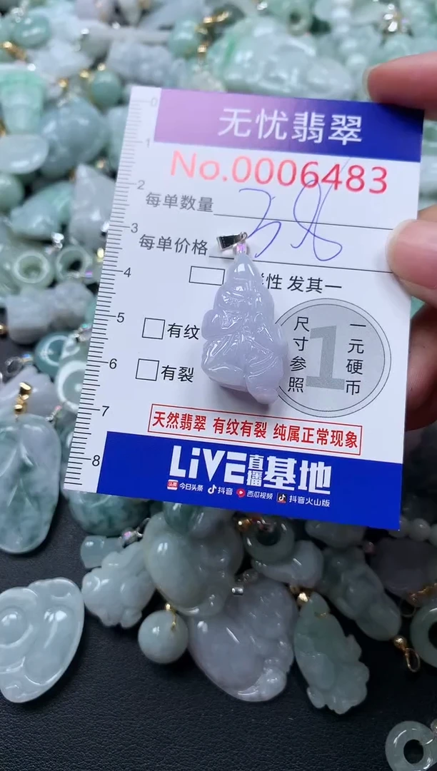 颈饰未镶嵌翡翠6483