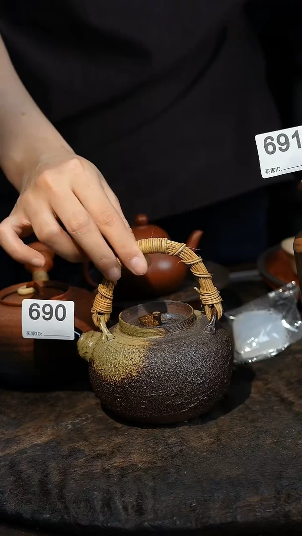 潮州手工原矿砂铫壶690