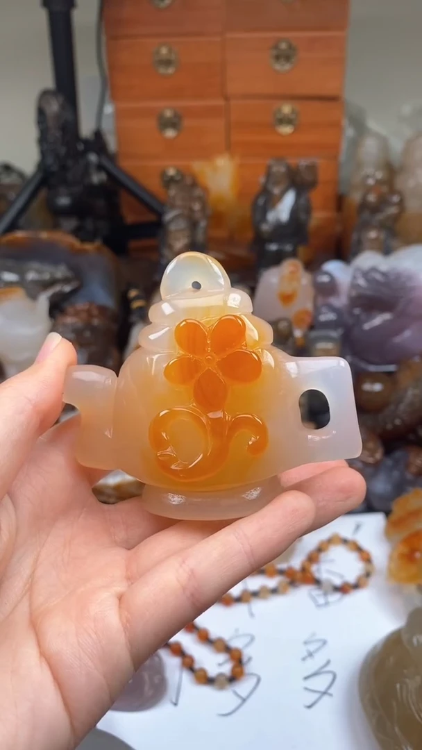 【闪购商品】玛瑙/玉髓颈饰未镶嵌AA