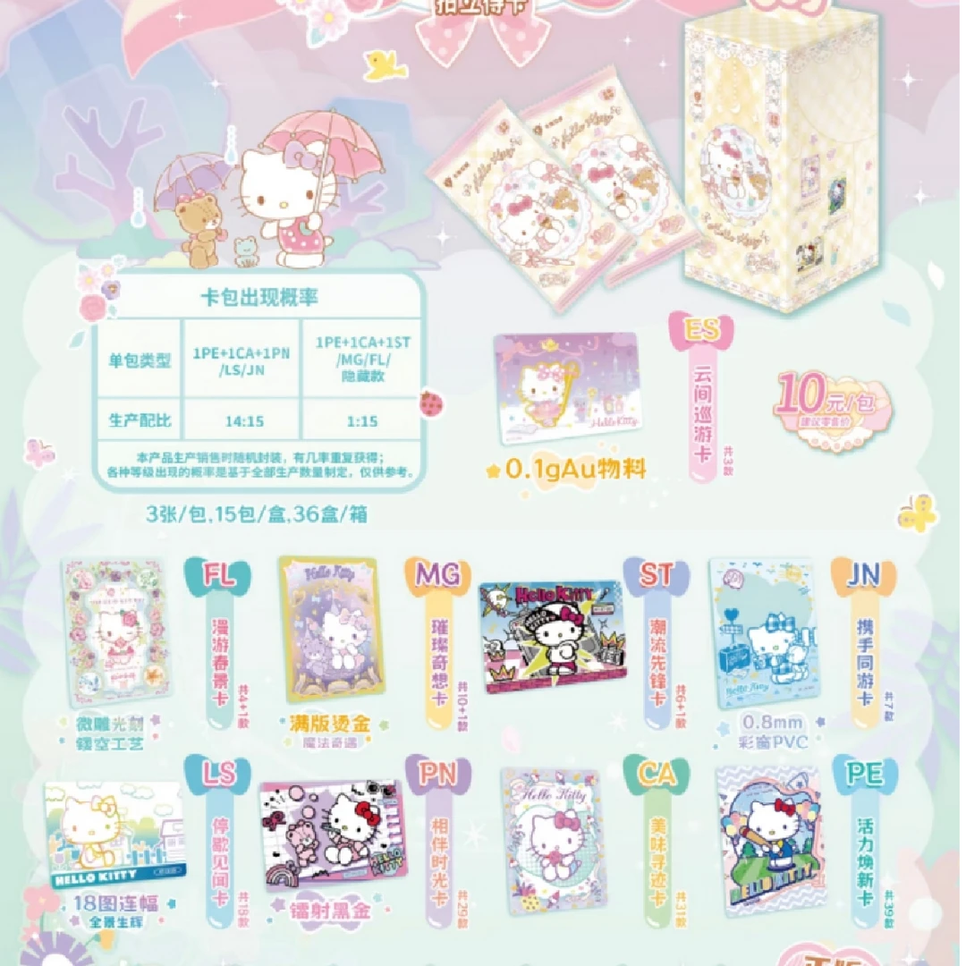 【玩法链接】Hello Kitty 梦境循例拍立得卡牌盲盒