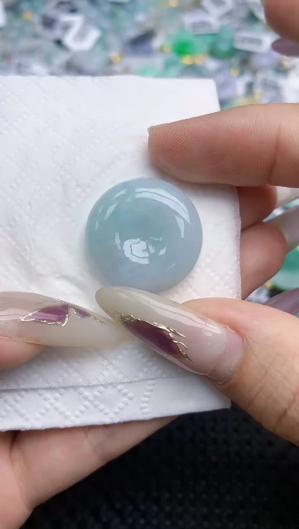 翡翠挂件未镶嵌天然翡翠A货